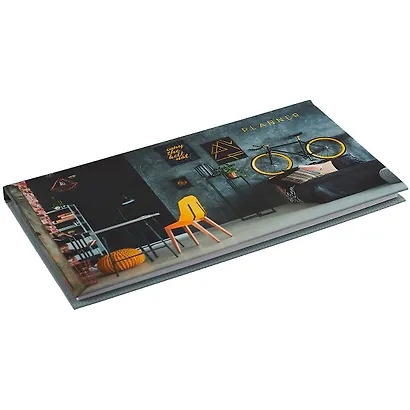 Планинг недат. 64л "Стильный лофт" настольный, 7БЦ, мат.лам, покрытие Soft Touch, офсет - фото 2