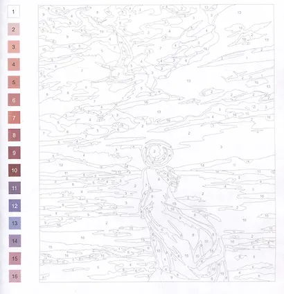 Нежность. Раскраска. Картины по номерам - фото 5