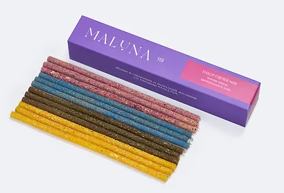 Набор магических свечей №39 Maluna (12шт) (Женская энергия,Притягательность,Успех) (2039) - фото 1