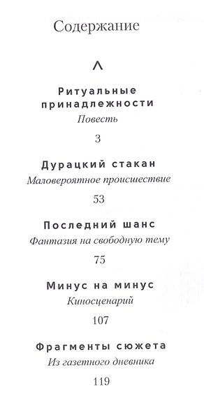 Ритуальные принадлежности. Повесть, рассказы, киносценарий, фрагменты сюжета - фото 2