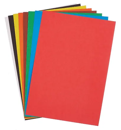 Картон цветной 8 цветов 8 листов А4 "Куроми" немелованный, в папке - фото 2