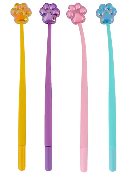 Ручка гелевая Yoi, "Лапка", синяя, в ассортименте - фото 3