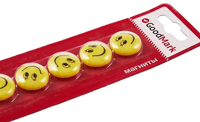 Магниты 8 штук 20мм "Смайлики", блистер, GoodMark - фото 3