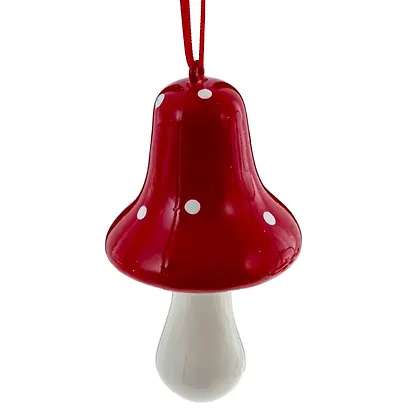 Украшение новогоднее подвесное Гриб (6х6х11) - фото 1