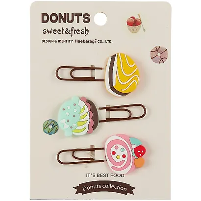 Набор Скрепки-закладки Donuts (3 шт) (12-24296-EX8979) - фото 4