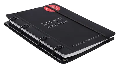 Тетрадь «My black», 120 листов в клетку, черный, на кольцах - фото 2