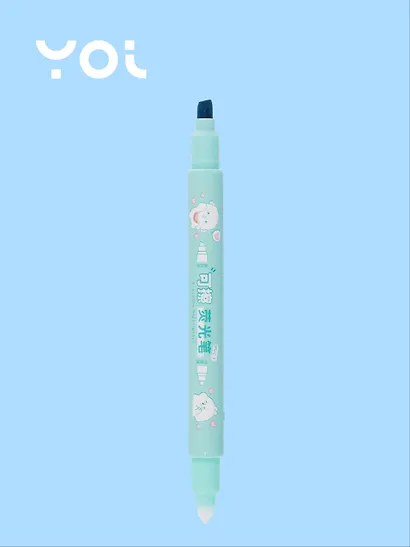 Текстовыделители Yoi, двухсторонние стираемые 6 цветов - фото 2