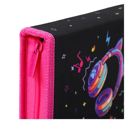 Пенал 1 отделение "Headphones" с наполнением, 21*14 см, 24 предмета - фото 6