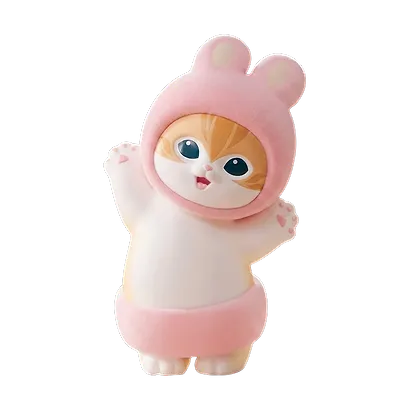 Фигурка Mofusand Fluffy Party mini figure, в ассортименте (1шт) - фото 5