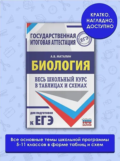 ЕГЭ. Биология. Весь школьный курс в таблицах и схемах для подготовки к единому государственному экзамену - фото 3