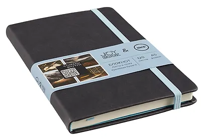 Книга для записей А5 120л тчк. "Joy Book. Thunder sky feat. NKS" иск.кожа, тв.переплет, ляссе, резинка, наклейки, инд.уп. - фото 2