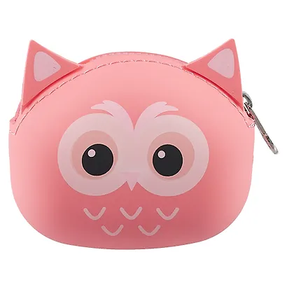 Монетница-кошелек Сова (9 см) (силикон) (12-07961-000756) - фото 1