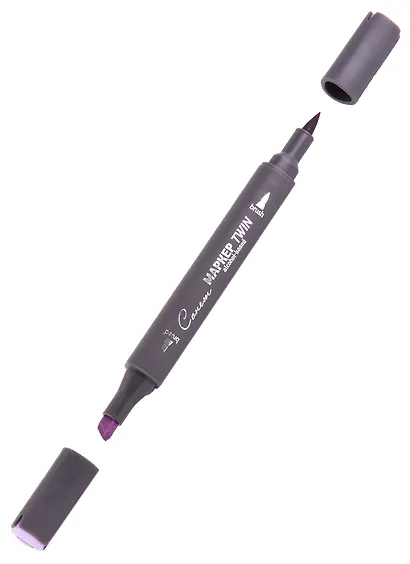 Маркер художественный "Сонет" Twin Brush лиловая тень, Сонет - фото 2