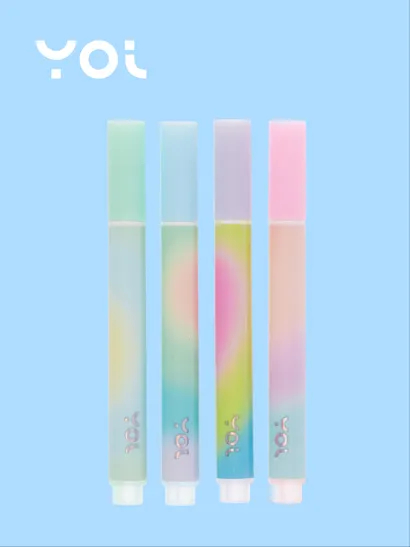 Текстовыделители 4 цвета, "Rainbow", в ассортименте, Yoi - фото 2
