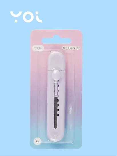 Нож канцелярский "Pastel colors", в ассортименте, Yoi - фото 5