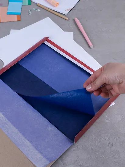 Копировальная бумага GoodMark, А4, 50 листов, синяя - фото 4