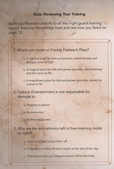 Five Nights at Freddys. Survival Logbook - фото 4