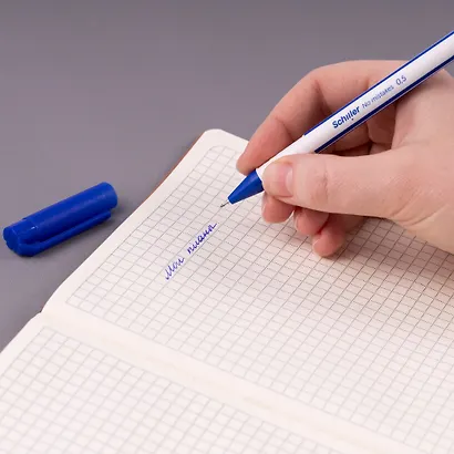 Ручки гелевые пиши-стирай синие 12 штук "No mistakes" 0,5 мм, Schiller - фото 5