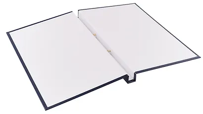 Обложка "Дипломная работа" синяя, 2 отверстия, бумвинил, - фото 3