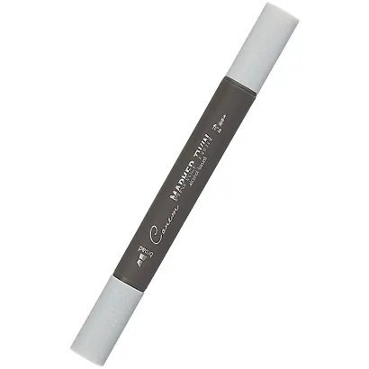 Маркер художественный "Сонет" холодный серый 3, двухсторон., тонк. и широк.долото, Сонет - фото 1