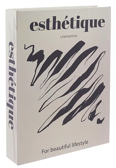 Коробка подарочная "Эстетика" 25*18*3,8 картон, на магните - фото 1