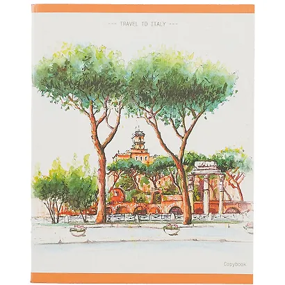 Тетрадь в клетку Listoff, "Акварельные набережные", 48 листов, в ассортименте - фото 4