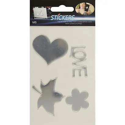 Наклейки зеркальные 10*15 (микс) - фото 2