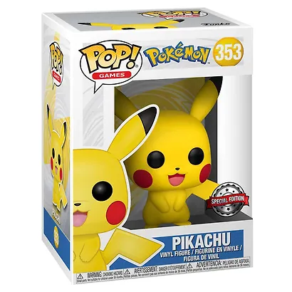 Фигурка Funko POP! Games Pokemon Pikachu (353) 31528 (Fun25492154) - фото 3