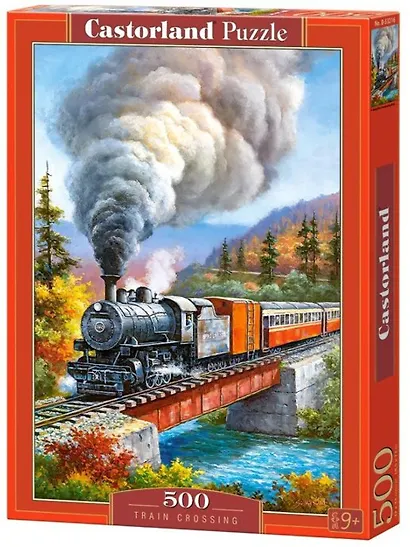 Пазл Железная дорога, 500 деталей Castor Land B-53216 - фото 1