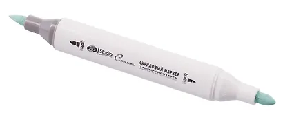 Маркер акриловый "Сонет" водный, двусторонний, перо кисть/пуля - фото 4
