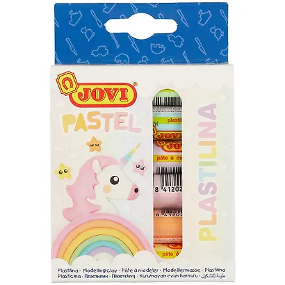 Пластилин «Jovi pastel», 6 цветов, 90 гр - фото 1