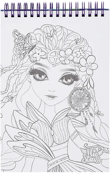 Блокнот для творчества с наклейками и переводными тату "Neo Stars. Терра" А5 - фото 8