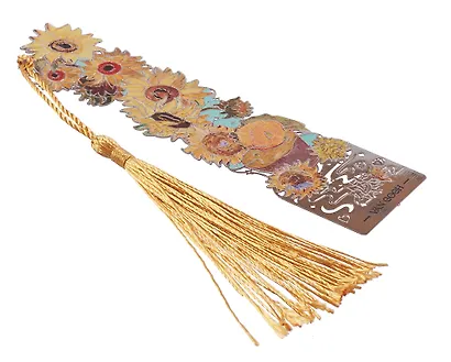 Закладка для книг Винсент Ван Гог Подсолнухи (металл) - фото 3