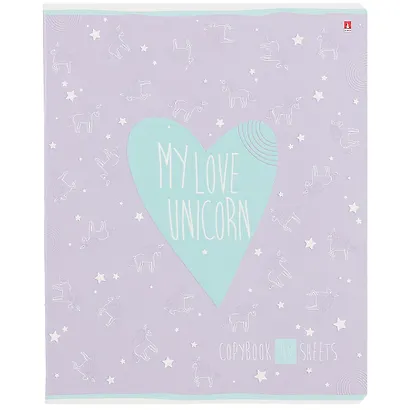 Тетрадь в клетку Альт, My Love, 48 листов, в ассортименте - фото 3