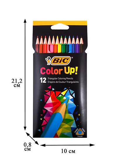 Карандаши цветные Bic, Color Up, 12 цветов - фото 2
