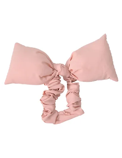 Резиночка дутая Бантик (розовая) (текстиль) (14см) (12-2025093-20) (Lafilaf) - фото 1