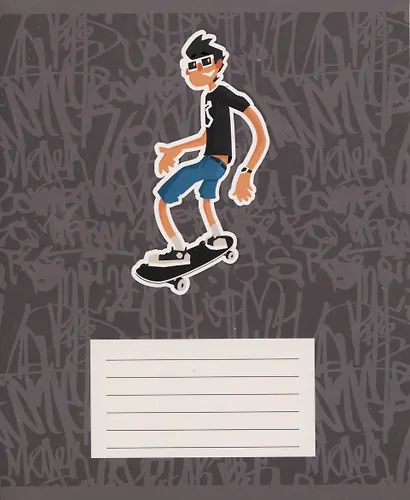 Тетрадь в клетку Listoff, Street style, 24 листа - фото 5