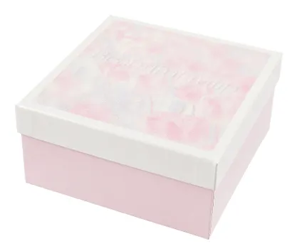 Коробка подарочная "Beautiful tulip" 20*20*9.5, картон - фото 4