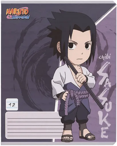 Тетрадь в линейку Naruto, 12 листов, в ассортименте - фото 3