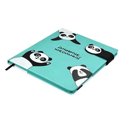 Дневник школьный Феникс+, "Панды" - фото 3