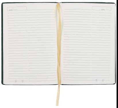 Плановик A5, 288с., полудатир.Expert Complete Shadow к/з, зеленый, на резинке - фото 3