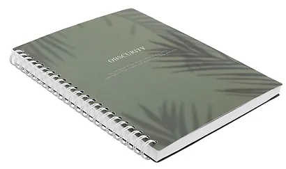 Тетрадь «Shadow», 120 листов в клетку, зеленый, спираль, ламинация - фото 3