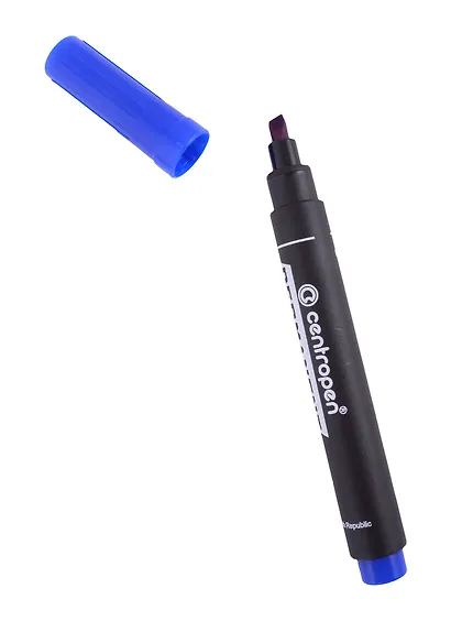 Маркер перманентный Centropen, синий 1-4,6 мм - фото 2