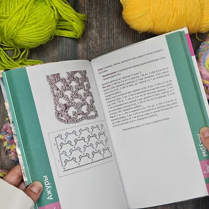 Простые узоры крючком. Ажуры, сетки и ракушки - фото 5