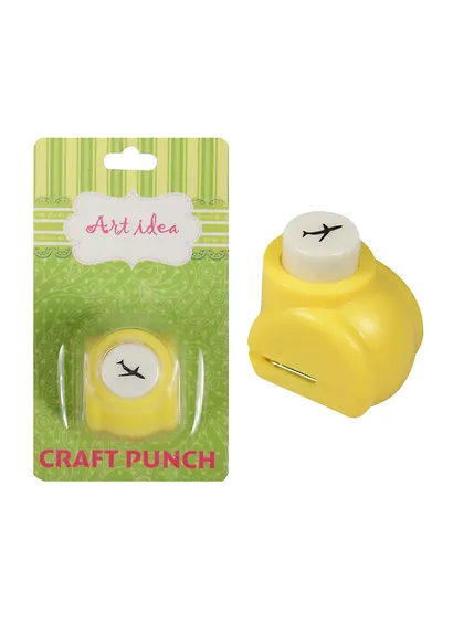 Крафт-панч Самолёт (1см) (KM-8201-38) - фото 1