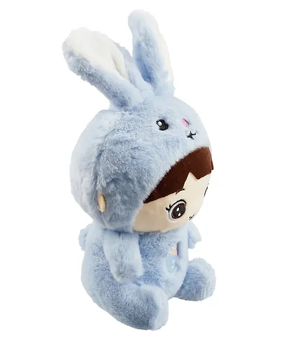 Мягкая игрушка Куколка в комбинезоне зайчика (30х12) - фото 2