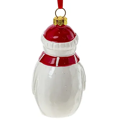 Украшение новогоднее подвесное Снеговик (5х5х10) - фото 4