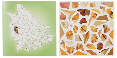 Аппликация наклейками по номерам. Домашние любимцы - фото 2