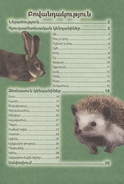 В мире знаний. Домашние животные (на армянском языке) - фото 2