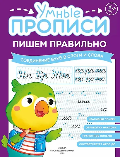 Комплект из 4-х пособий. Пишем правильно. 6-7 лет - фото 4